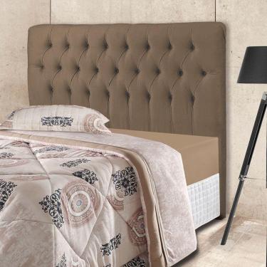 Imagem de Cabeceira Box Iasmin 1,60 Sued Animale Marron Medio Grupo 1- 1/06