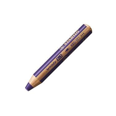 Imagem de STABILO Lápis de cor Woody 3 em 1, violeta