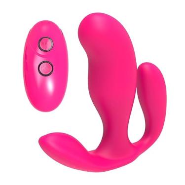 Imagem de Vibrador Feminino Com Controle Remoto Sem fio Estimulador do clitóris e Ponto G 7 Velocidades Sexuais (Rosa)