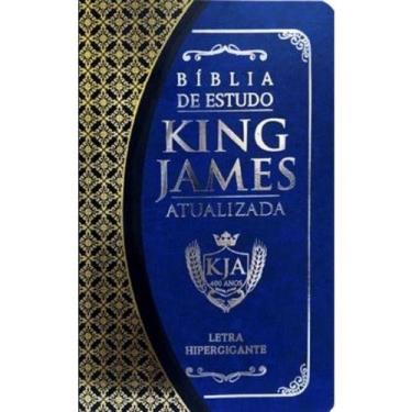 Imagem de Bíblia De Estudo King James Atualizada  Letra Hipergigante  Capa Pu  A
