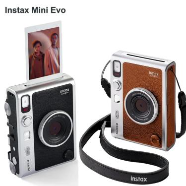 Imagem de Fujifilm-Câmera Instantânea Instax Mini Evo  Impressora Fotográfica para Smartphones  Marrom  Cor