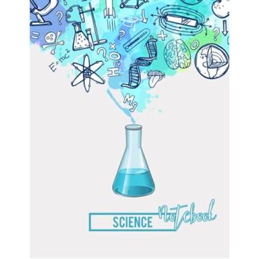 Imagem de Science Notebook: College Lined 112 pages 8.5x11 "Blue"
