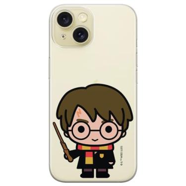 Imagem de ERT GROUP Capa de celular para iPhone 15 original e oficialmente licenciada padrão Harry Potter 024 otimamente adaptada à forma do celular, parcialmente transparente