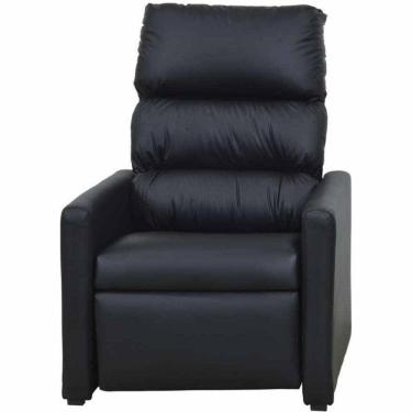 Imagem de Poltrona Reclinável do Papai Matrix Turin em tecido sued - Preto