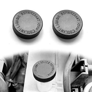 Imagem de stymart 2 peças de tampa do reservatório de refrigeração, tampa do tanque de transbordamento do radiador compatível com Infiniti Nissan Renault tampas de tanque de água do radiador do motor OEM #