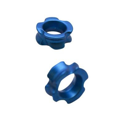 Imagem de Southland Archery Supply Peep Sight de alumínio SAS para arco composto de arco e arco - pacote com 2 (azul, 0,6 cm)