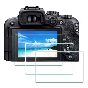 Imagem de ULBTER Protetor de tela para câmera Canon EOS R100 EOS R10 EOSR10 EOSR10 de vidro temperado, proteção de borda a borda, antiarranhões, impressão digital, antibolhas [3 unidades]