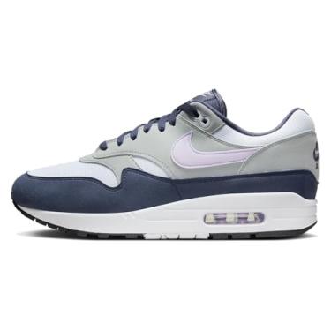 Imagem de Nike Tênis masculino Air Max 1, Branco/vermelho universitário - platina pura - preto, 40