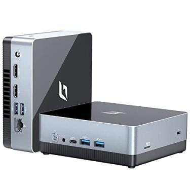 Imagem de CyberGeek Nano J1 Linux Mini PC Windows 11 Pro, 16 GB RAM 3200 MHz, 1 TB PCIe SSD Intel N5095A Quad-Core Up to 2,9 Ghz, mini computador micro PC com 4K Dual Disisk Play, Wi-Fi i,