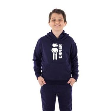 Imagem de Moletom Canguru Infantil Menino Gamer Benellys-Masculino