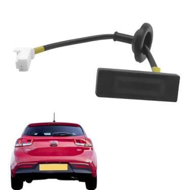 Imagem de Interruptor de liberação aberta para porta-malas traseiro, botão de escotilha, interruptor de tampa de porta traseira compatível com Kia Rio e Pride 2012-2017, OEM 812601W220