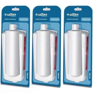Imagem de Filtro Refil Latina Purificador De Água - Produto Original Kit 3