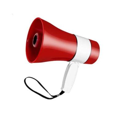 Imagem de Megafone Portátil Recarregável Com Musica, USB, Gravador e Função Sire