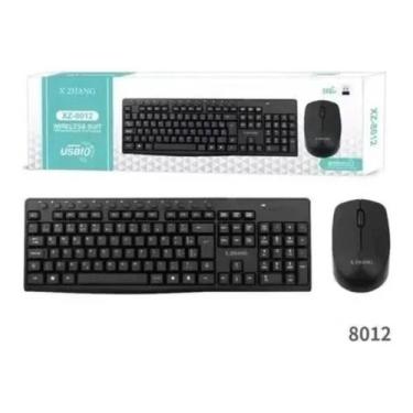 Imagem de Kit Teclado Mouse Sem Fio Oferta Xz-8012 - Durawell