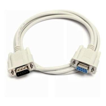 Imagem de Cabo Serial 9 Pinos Macho X Fêmea Rs232 Db9 1,5 Metros - STOCK