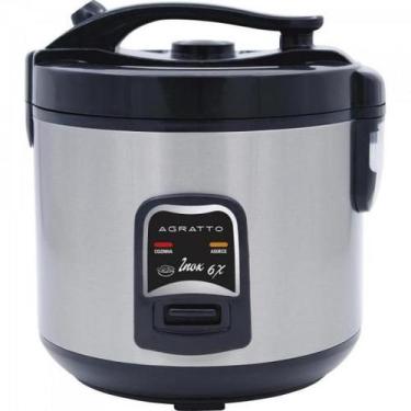 Imagem de Panela de Arroz Agratto PA6X 400W Inox 220v, 220V