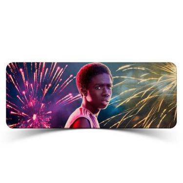 Imagem de Mouse Pad Gamer Stranger Things Lucas - EMPIRE GAMER, 90cm x 35cm