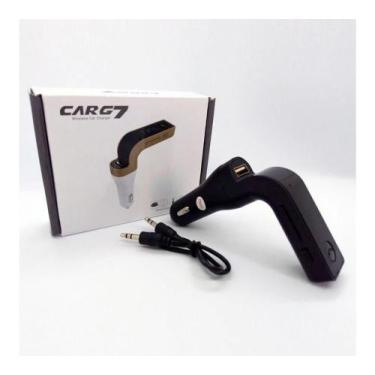 Imagem de Receptor Transmissor Veicular Com Bluetooth Fm Mp3 Usb Carg 7 - Carg7