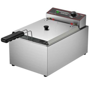 Imagem de Fritadeira Elétrica Inox Industrial  Metalcubas 5L Frce 5, 220V