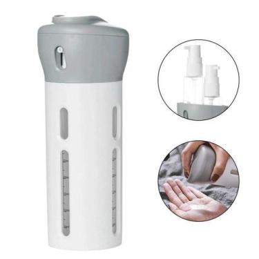 Imagem de Kit 2 Dispenser Portátil De Viagem Para Shampoo Creme - BCS 