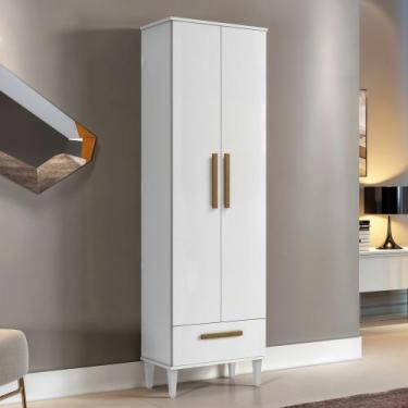 Imagem de Armário Multiuso 2 Portas 1 Gavetas Natal - Kaiki Móveis