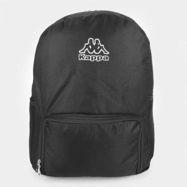 Imagem de Mochila Kappa C/ Bolso Grande Frontal, Preto, Único