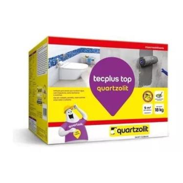 Imagem de Impermeabilizante quartzolit tecplus top cinza 18kg