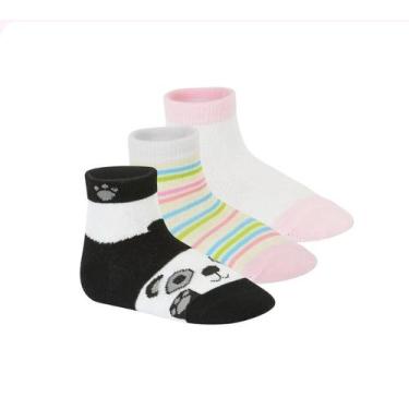 Imagem de Kit Com 3 Meias Infantil Molekinha Algodão N 19 Ao 33 2599.1, 2799, 1p