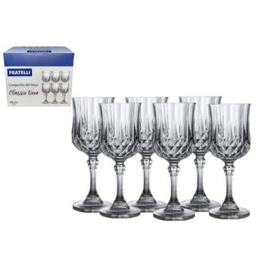 Imagem de Conjunto 6 Taças de licor jogo Classic em vidro 53ml - Fratelli