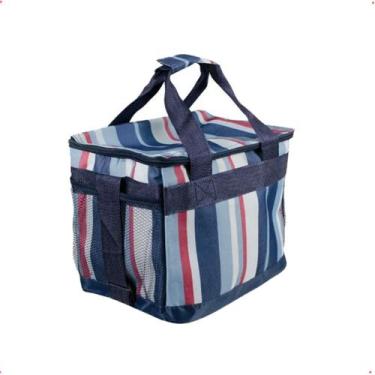 Imagem de Bolsa Térmica 9 litros Com Bolsos Laterais e Alça 12 latas - Belfix