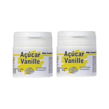 Imagem de Kit açúcar vanille 40g com 2 unidades arcolor