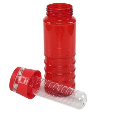 Imagem de Garrafa Squeeze Gold Sports Gym Com Infusor - 800ml, Único, Vermelho, 