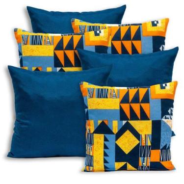 Imagem de Kit 6 Capas de Almofada com Zíper 40cmx40cm Gorgurinho - Dryka Enxovai