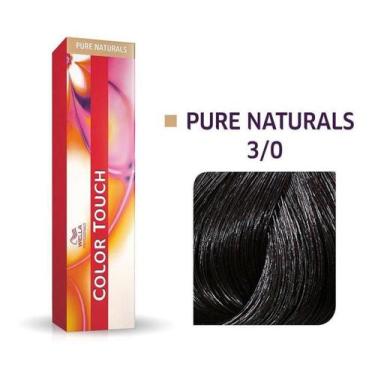 Imagem de Tonalizante Wella Color Touch 3/0 60gr Castanho Escuro - Wella Profiss