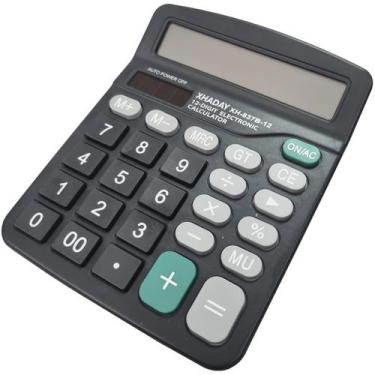 Imagem de Calculadora De Mesa Balcão Display 12 Dígitos Escritório XH Import XH-