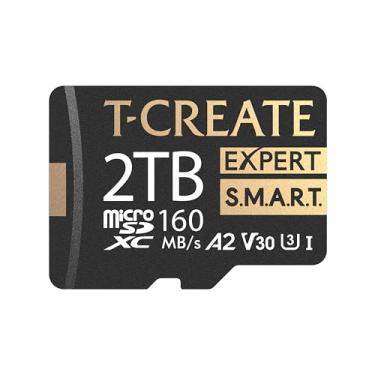 Imagem de TEAMGROUP T-Create Smart A2 2TB Micro SDXC U3 V30 4K R/W Velocidade até 160/150 MB/s Cartão de memória flash de alta velocidade para criadores, compatível com GoPro, Insta360 TTCS2TIA2V3003