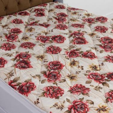 Imagem de PILLOW TOP LINHA PREMIUM ESTAMPADO 5cm ESPESSURA 100% ALGODÃO CAMA CAS