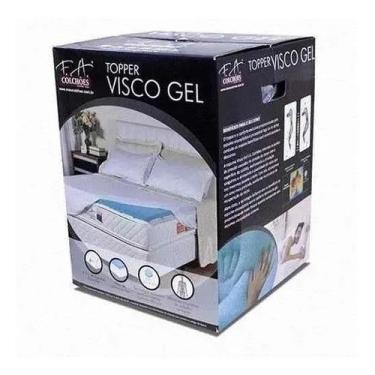 Imagem de Pillow Top Solteiro Topper Viscogel fa Maringá Viscoelástico Gel Sense