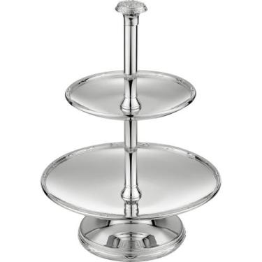 Imagem de Prato 2 Andares Prata com Cordão Croisé - St James