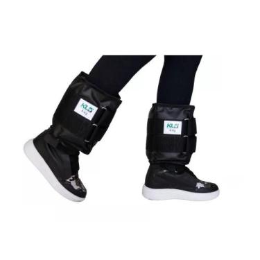 Imagem de Par de Caneleira Academia Profissional Lona Com Ajuste 4 Kg - KL Maste