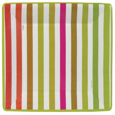 Imagem de Conjunto de 2 pratos de jantar com 8 pratos de jantar em papel Caspari