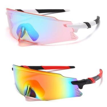 Imagem de Kit 2 Óculos Marculino Feminino Bike Corrida Ciclismo UV400 - PENDULAR