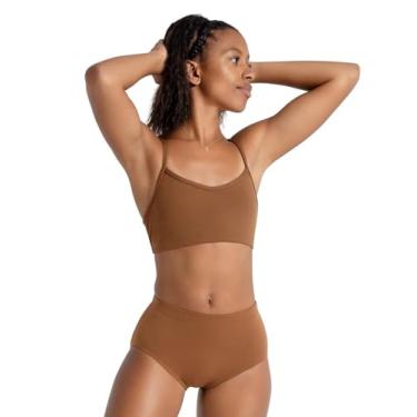 Imagem de Capezio Top de sutiã feminino, Skintone 60, 10 Anos