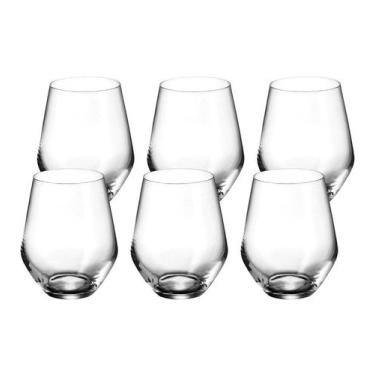 Imagem de Jogo 6 Copos 350ML 10,5cm Grus Em Cristal Ecológico Bohemia