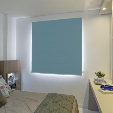 Imagem de Persiana Romana (1,20Larg. x 2,00Alt.) Blackout Azul- Vogaflex