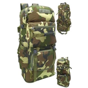 Imagem de Mochila Camping Com Expansão Impermeável 75 Litros - KVN