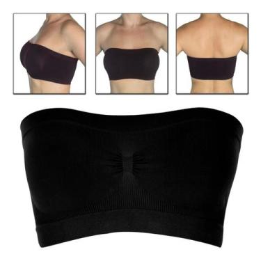 Imagem de Soutien Top Canelado Sem Alça Sem Costura Sem Bojo - Prime Lingerie, Ú