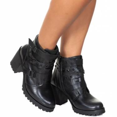 Imagem de Botas em Couro Feminino Alice Monteiro 18150, Preto, 40