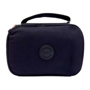 Imagem de Estojo Box Organizador Crinkle Liso Fwb, Preto
