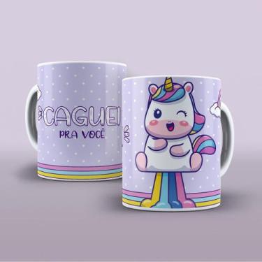 Imagem de Caneca de porcelana - Divertidas - Unicórnio mal criado - mal educado 